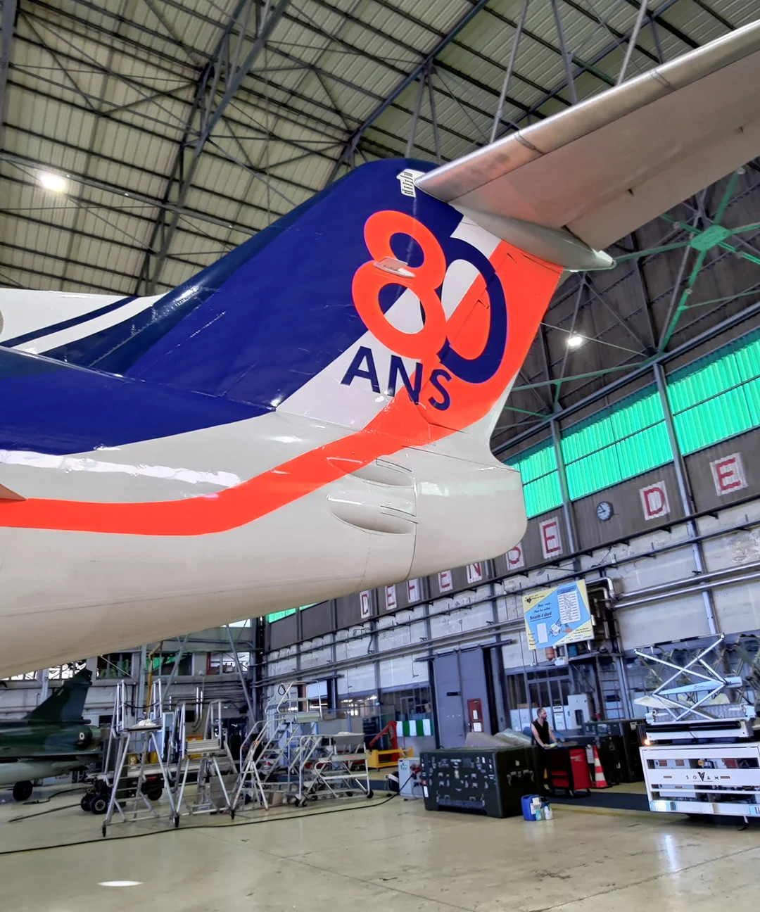 Fokker 100 — décoration de la dérive