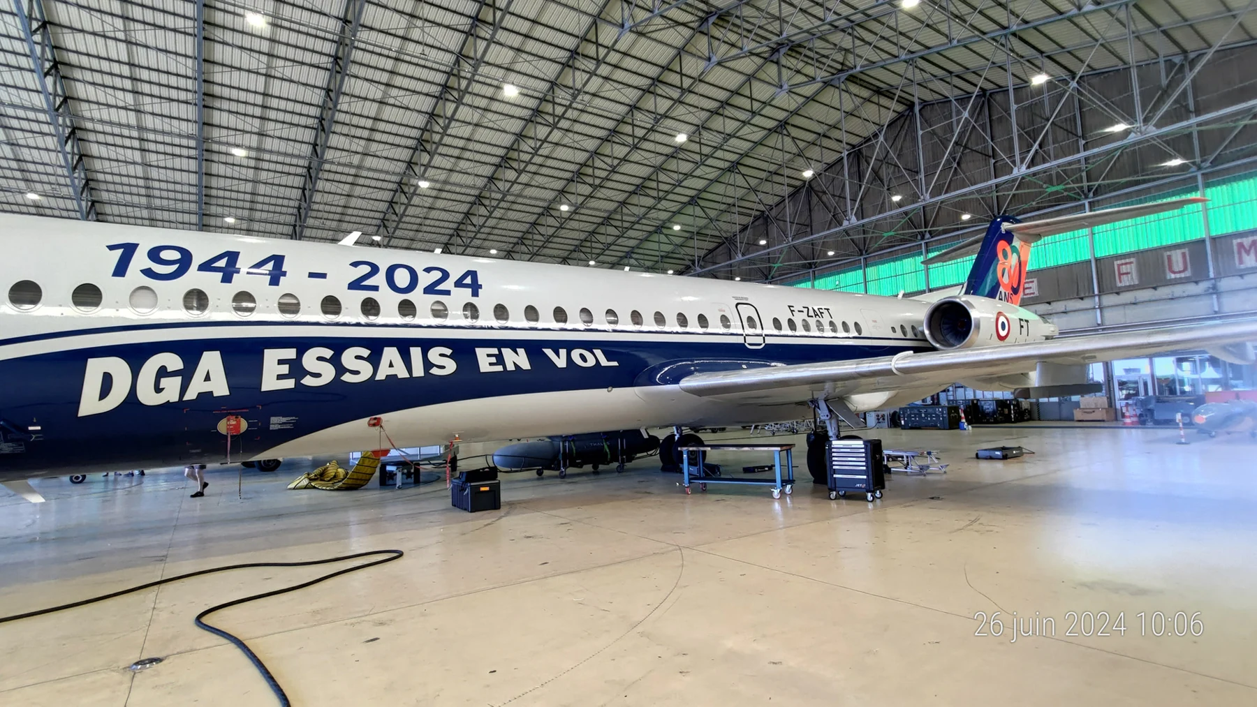 Fokker 100 — DGA Essais en vol