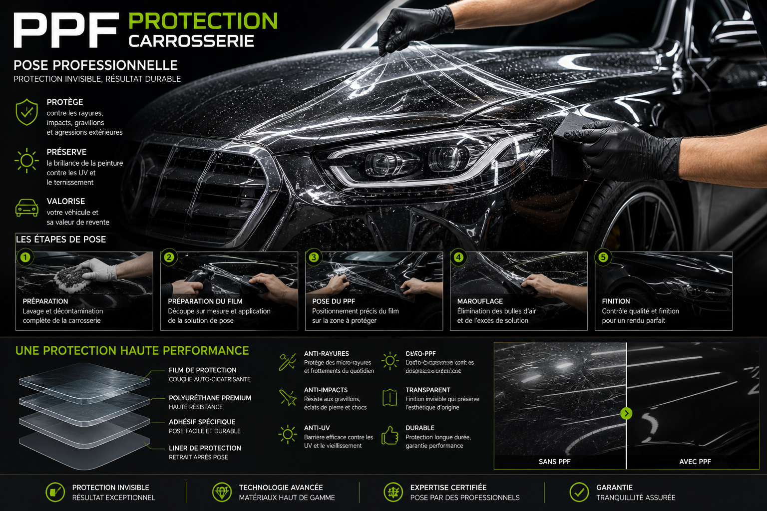 PPF Protection Carrosserie Andernos